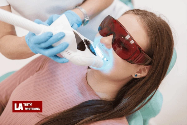Does teeth whitening hurt ? Contact LA Teeth Whitening today!